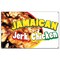 Signmission Jamaican Jerk Chicken Banner Concession Stand Food Truck Single Sided B-96 Jamaican Jerk Chicken19 - alternate 1